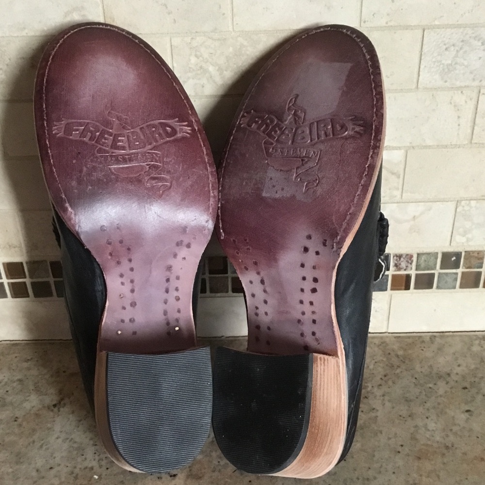 Freebird by Steven Collins Leather Mules - Picture 12 of 15